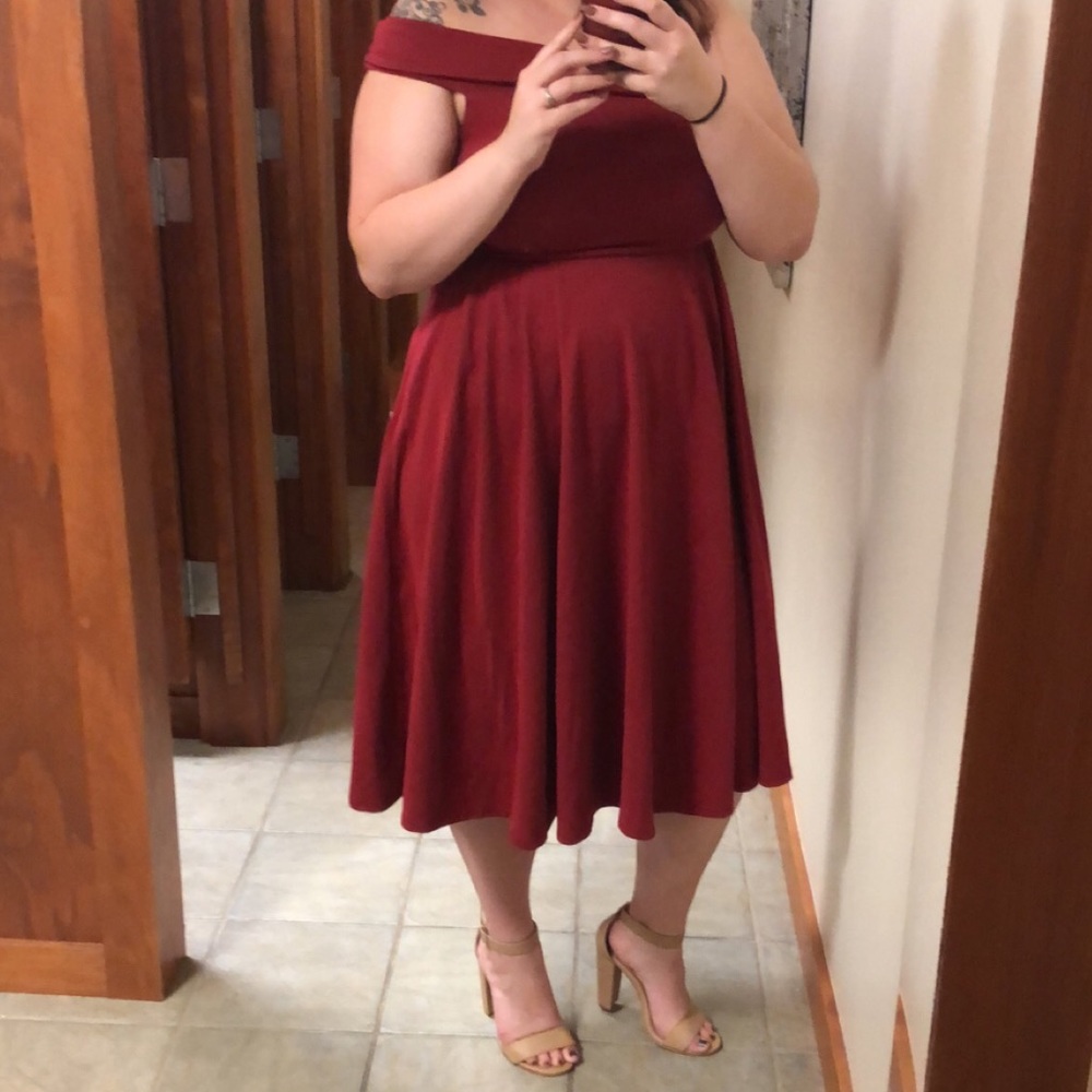 Torrid one shoulder dress